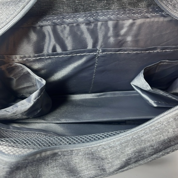 HANGING TRAVEL BAG W/Rose & Rhinestone Detail - Picture 7 of 11